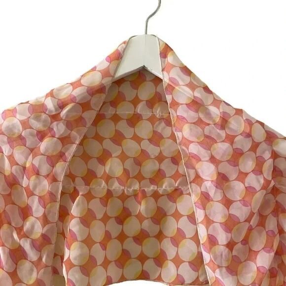 Ladies Multicolor Polkadots Abstract Rutched Lightweight Scarf One Size - Picture 4 of 7